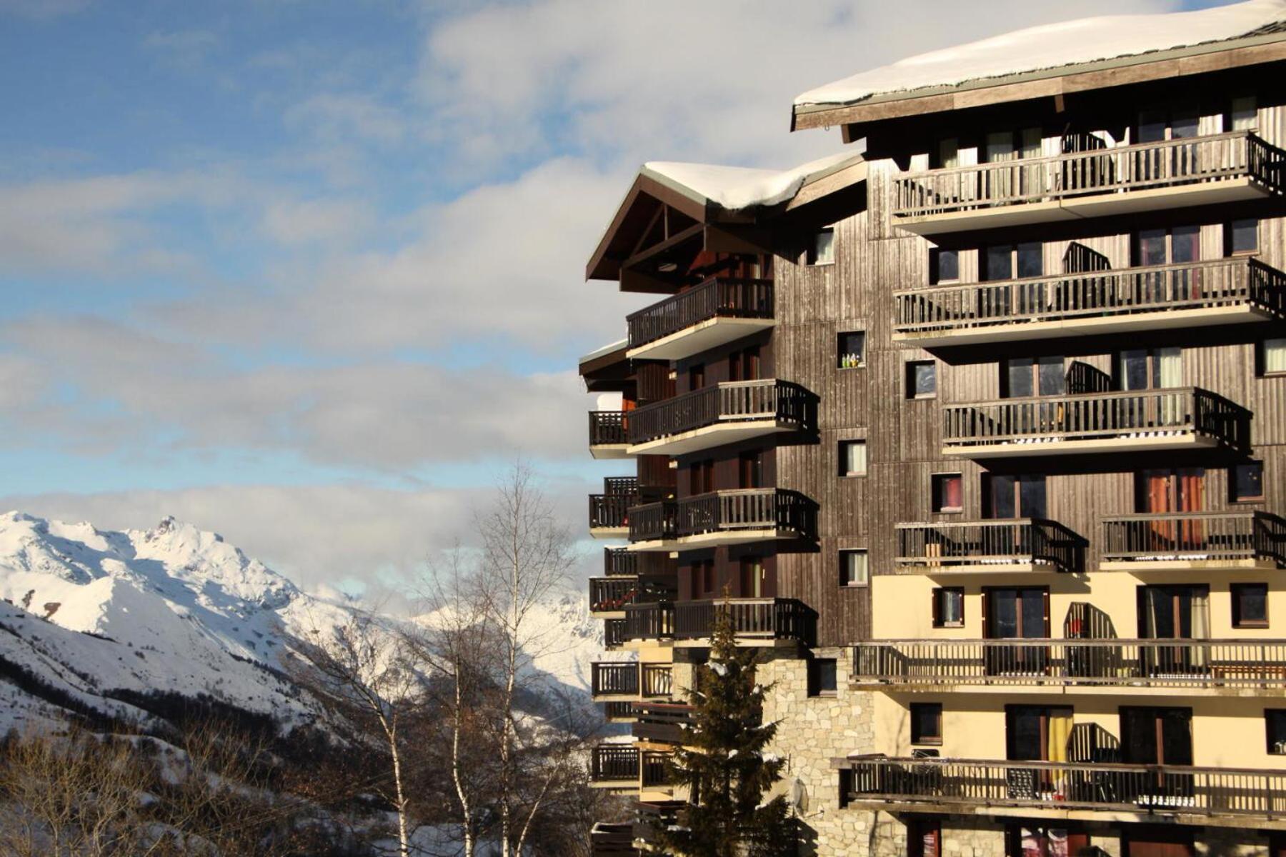 Residence Balcons D'Olympie - Appartement Confortable Avec Cabine - Proche Des Pistes - Balcon Mae-1514 Saint-Martin-de-Belleville Dış mekan fotoğraf